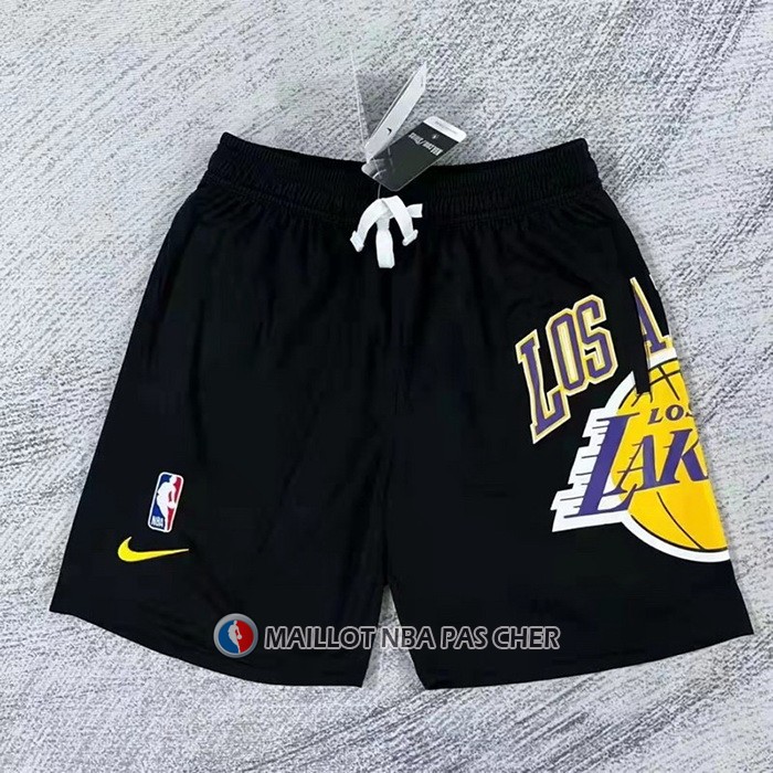 Short Los Angeles Lakers Big Logo Just Don Noir